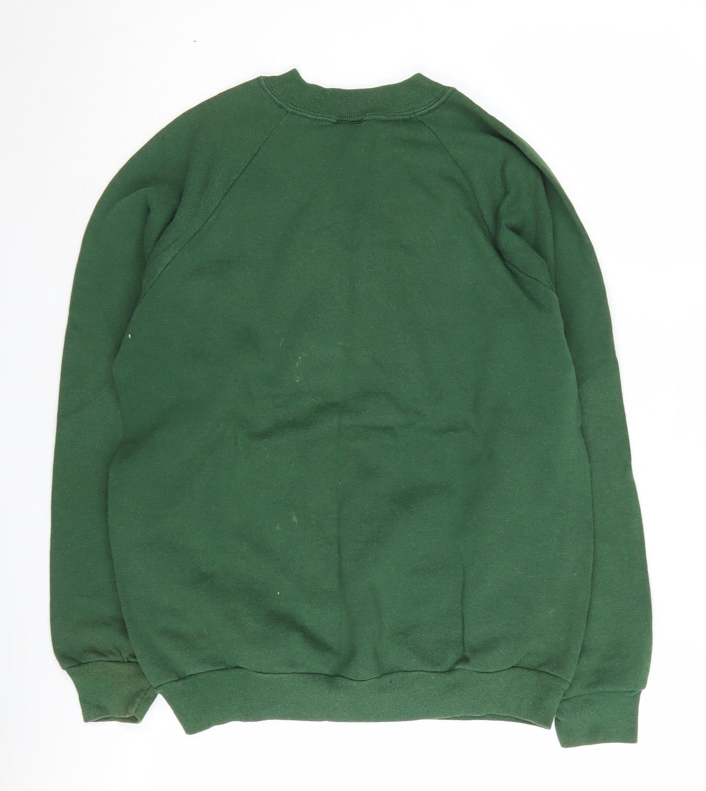Fruit of the Loom Boys Green Chess Sweatshirt Size S