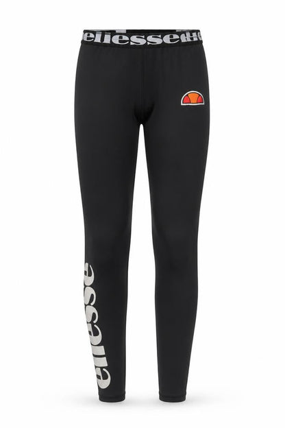 Womens UK Size 10 ellesse Slim Fit Leggings Black Leggings