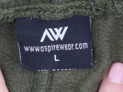 Aspire Wear Men's L Green Jogger Trousers