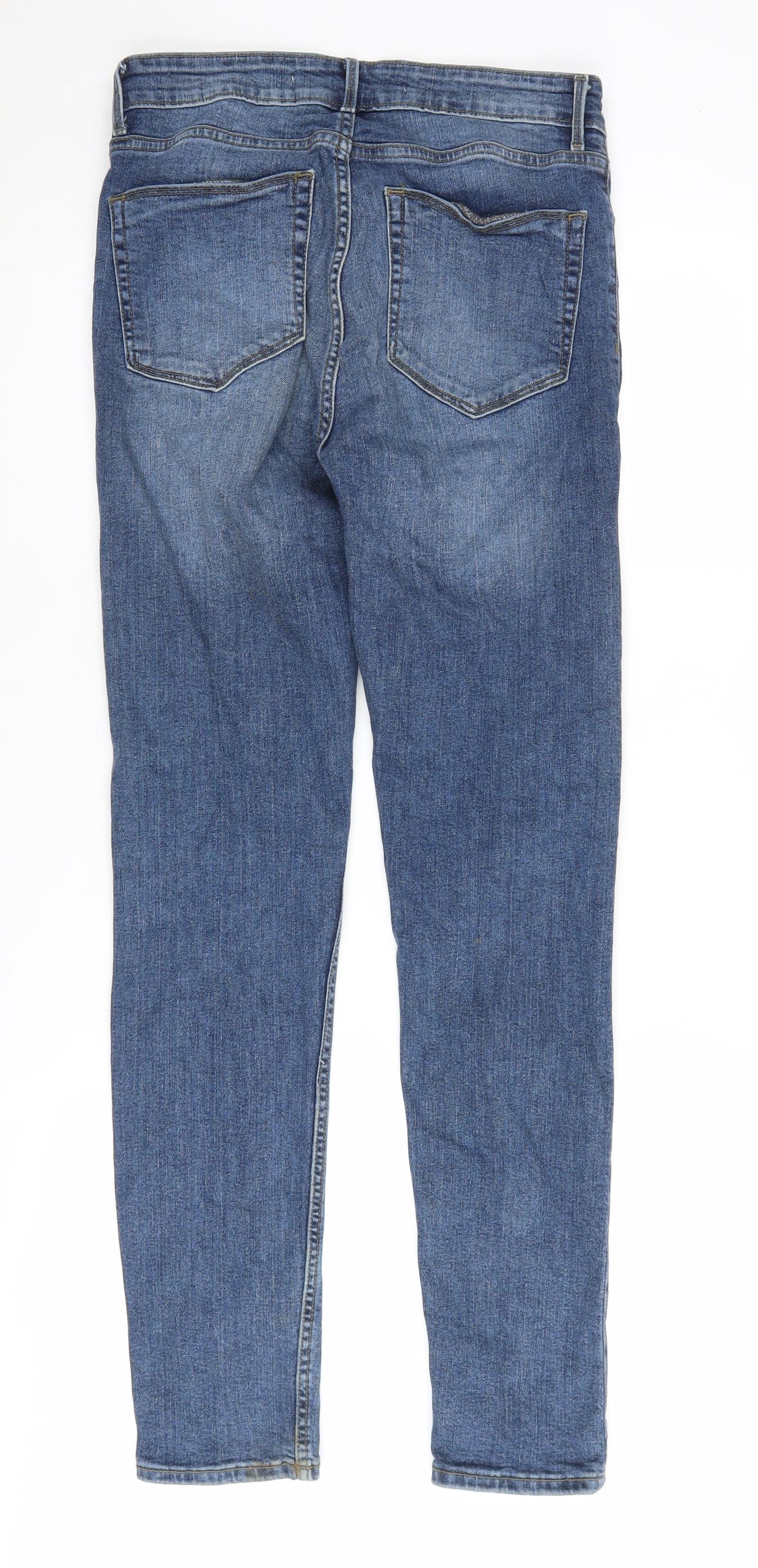 New Look Women's Blue Skinny Jeans Size 32 Stretch