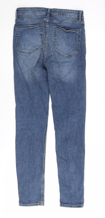 New Look Women's Blue Skinny Jeans Size 32 Stretch