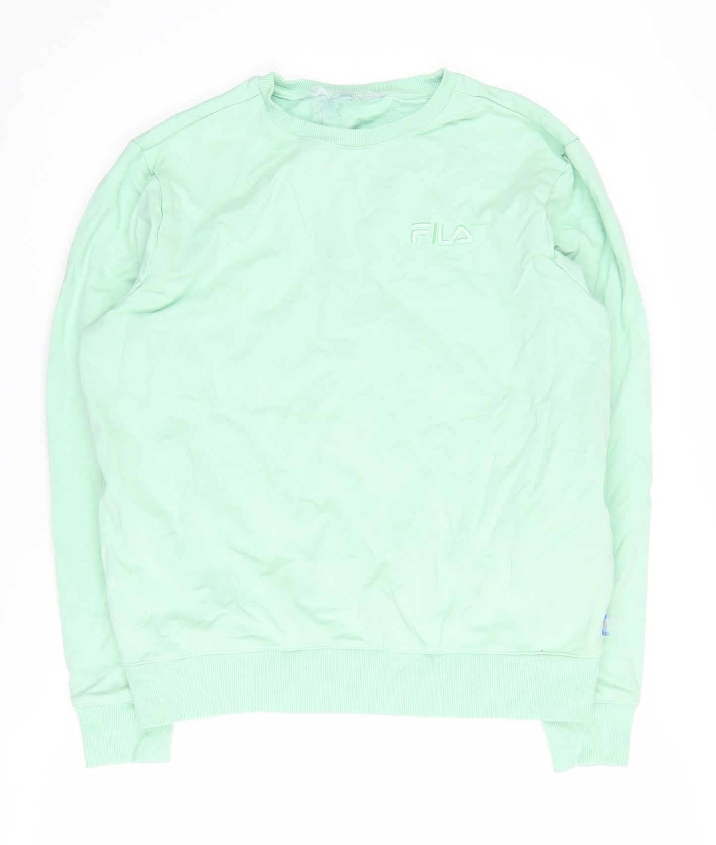 Fila Unisex Green Crew Neck Pullover Sweatshirt M