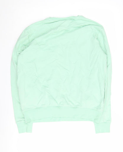 Fila Unisex Green Crew Neck Pullover Sweatshirt M