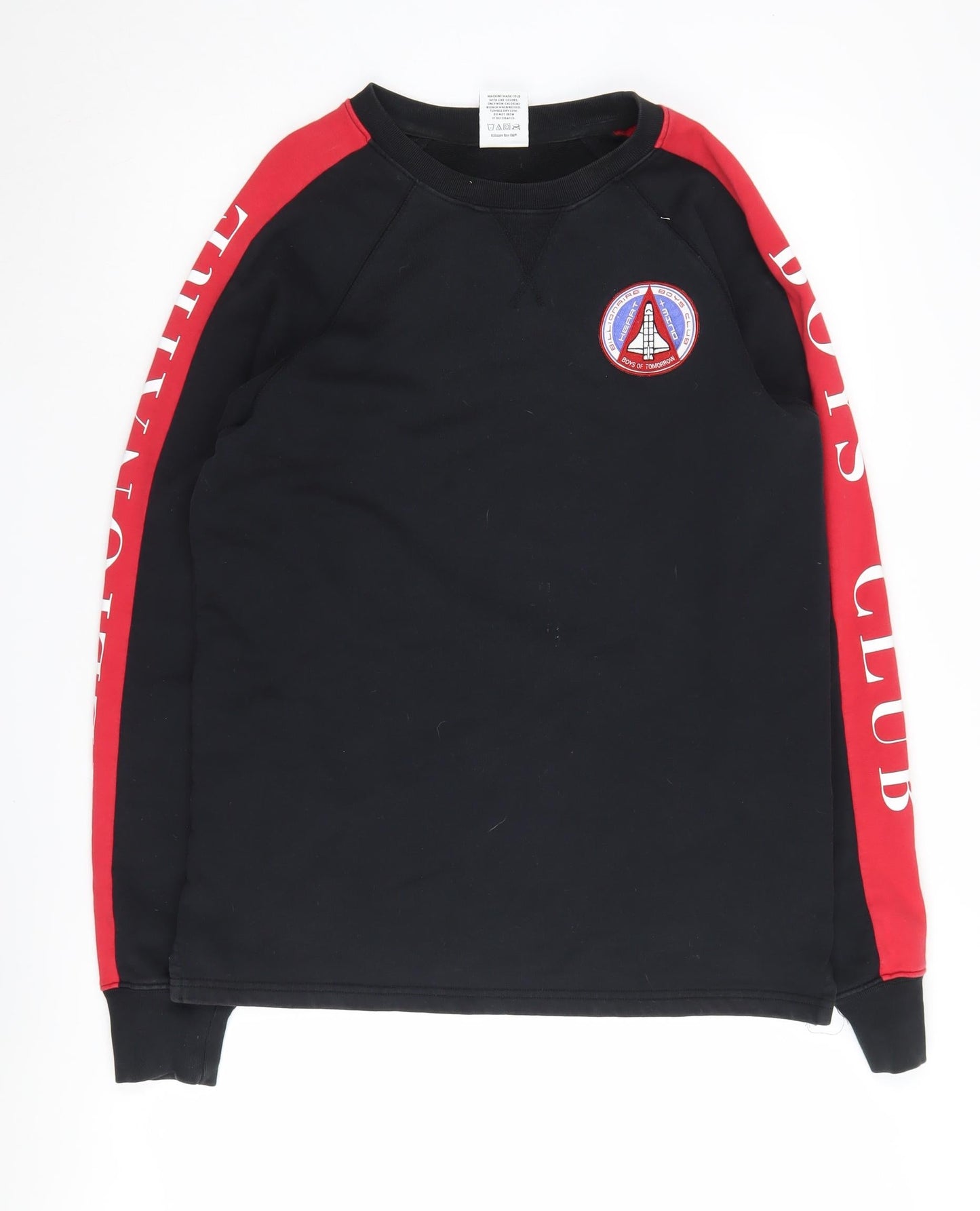 Mens UK Size S Billionaire Boys Club Black Pullover Sweatshirt