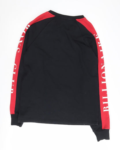 Mens UK Size S Billionaire Boys Club Black Pullover Sweatshirt
