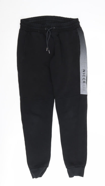 NICCE Unisex Black Jogger Trousers XS