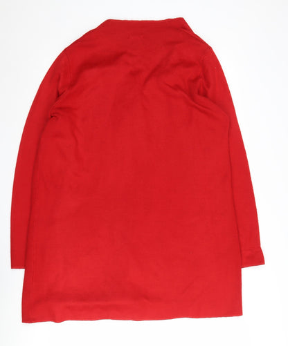 Womens UK Size 18 Roman Red Cardigan Jumper