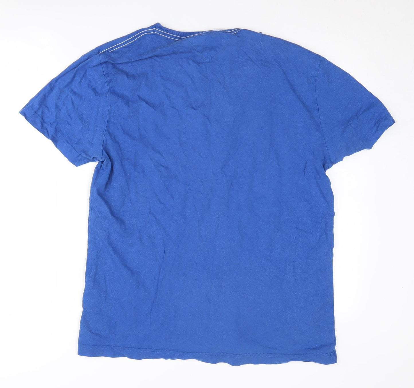 Tommy Hilfiger Men's Blue Graphic T-Shirt L