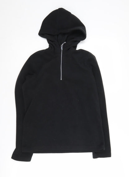 Mountain Warehouse Boys Black Fleece Hoodie 11-12 Years