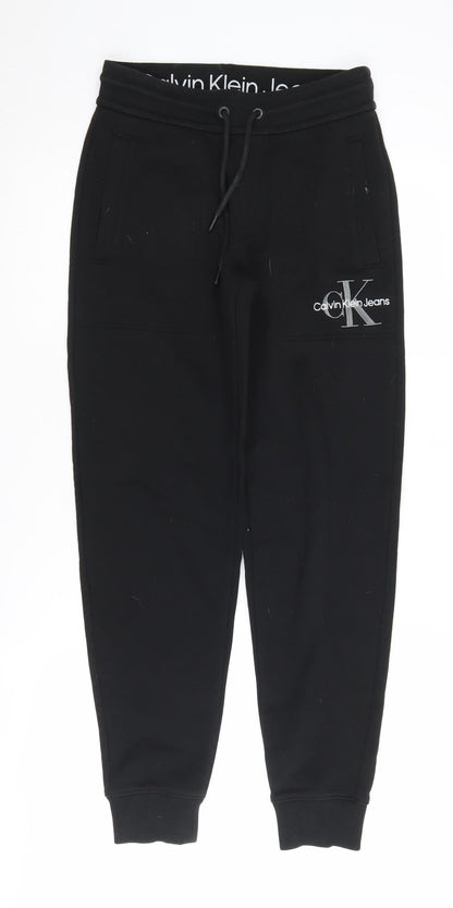 Calvin Klein Men's Black Jogger Trousers XS