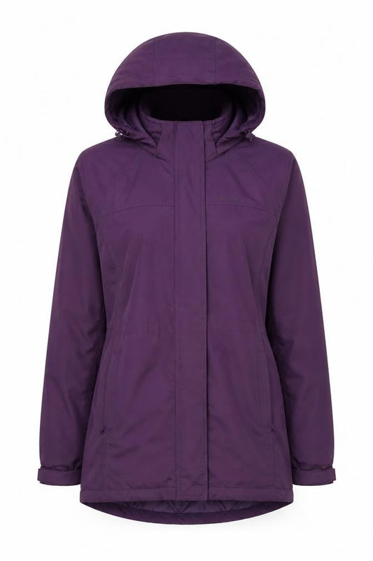 Womens UK Size 12 Mountain Warehouse Purple Windbreaker Coat