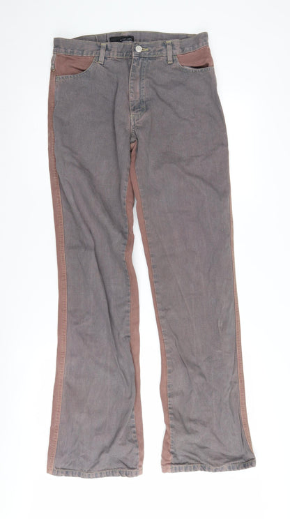 Simon Clark Women’s Brown Flared Jeans, Size 30