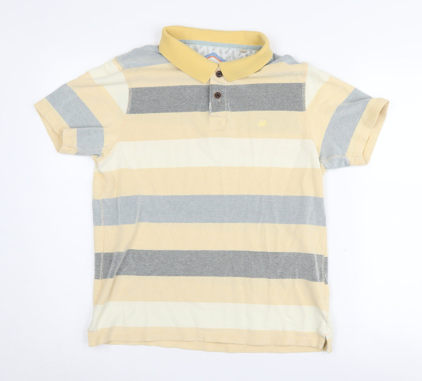 Mantaray Men's Striped Polo Shirt in Multicoloured, Size S