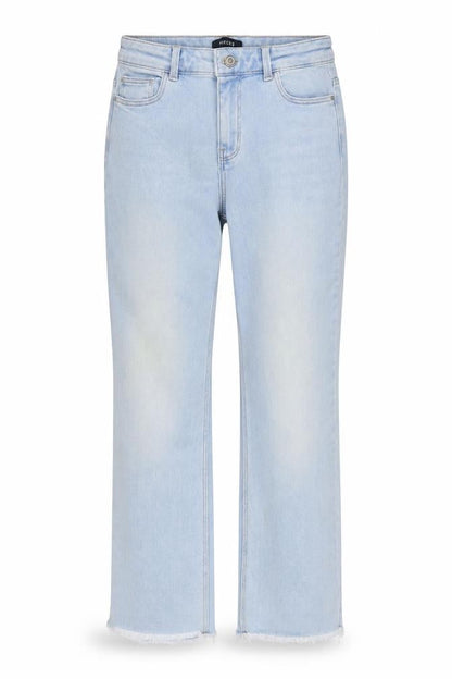 Womens UK Size M Pieces Regular Fit Straight Blue Jeans