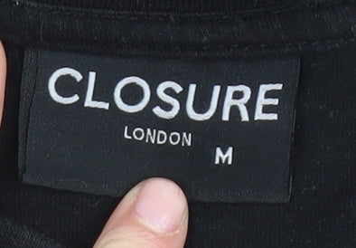 Mens UK Size M Closure London Black  T-Shirt