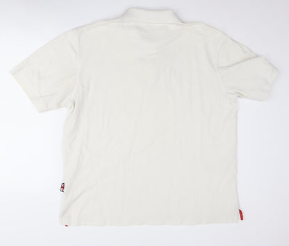 Skopes Men's White XL Short Sleeve Polo Shirt