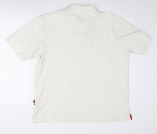 Skopes Men's White XL Short Sleeve Polo Shirt