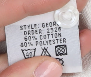 Skopes Men's White XL Short Sleeve Polo Shirt