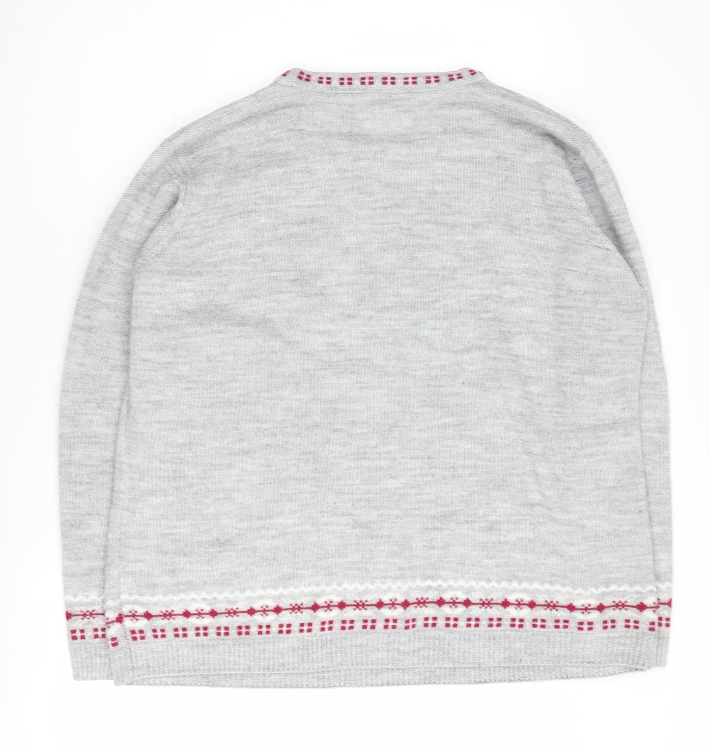 Womens UK Size XL Isle Grey Pullover Jumper