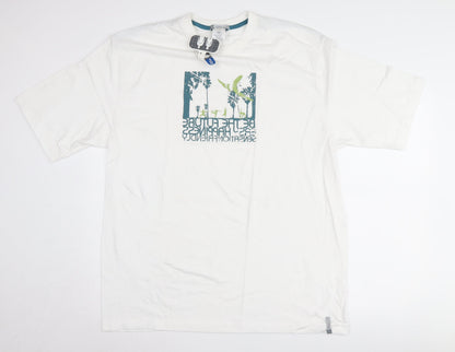 Mens UK Size 2XL DECATHLON White  T-Shirt