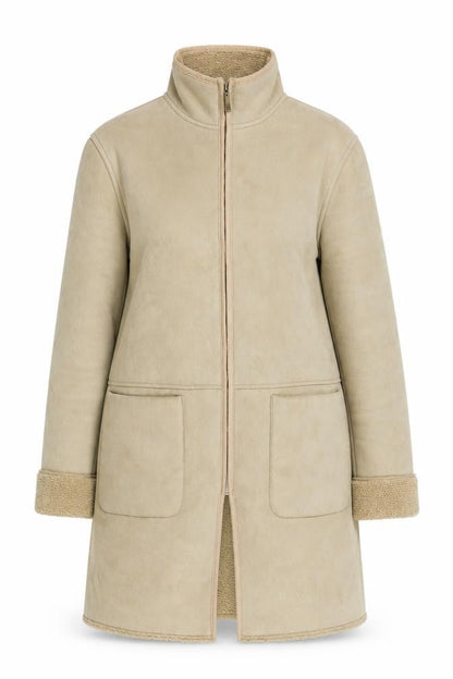 Womens UK Size 14 NEXT Beige Basic Jacket