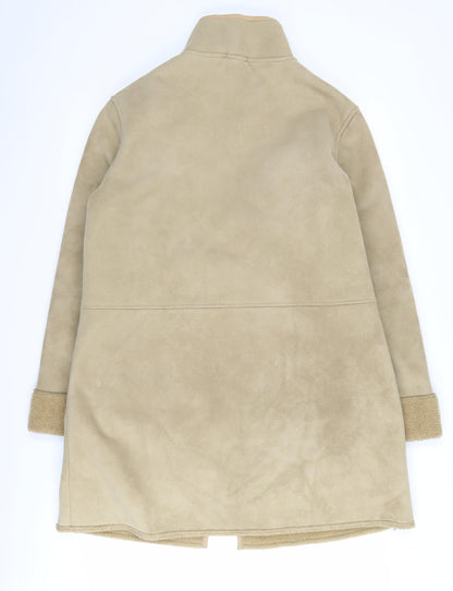 Womens UK Size 14 NEXT Beige Basic Jacket