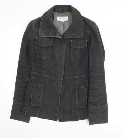 Next Women's Black Mid-Length Jacket Size 8