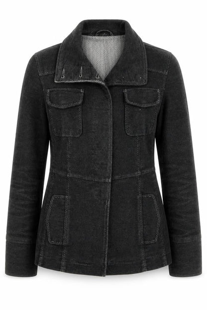 Next Women's Black Mid-Length Jacket Size 8