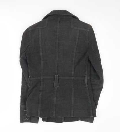 Next Women's Black Mid-Length Jacket Size 8