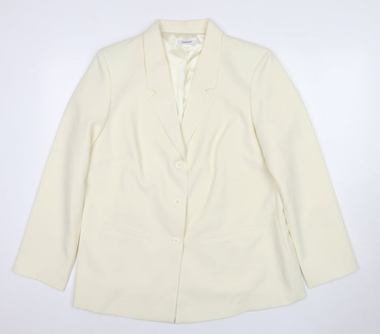 Damart Women's Ivory Suit Jacket, Size 14, Business
