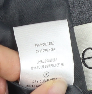 Eastex Grey Wool Blend Women's Blazer UK Size 20 Classic Style