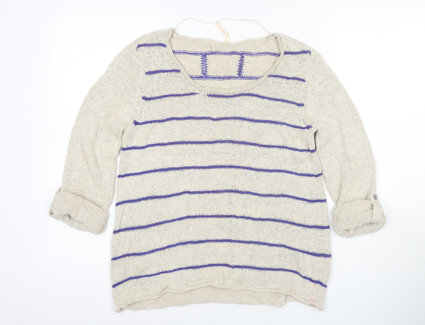 Womens UK Size 12 White Stuff Beige Pullover Jumper