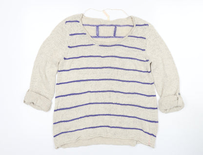 Womens UK Size 12 White Stuff Beige Pullover Jumper