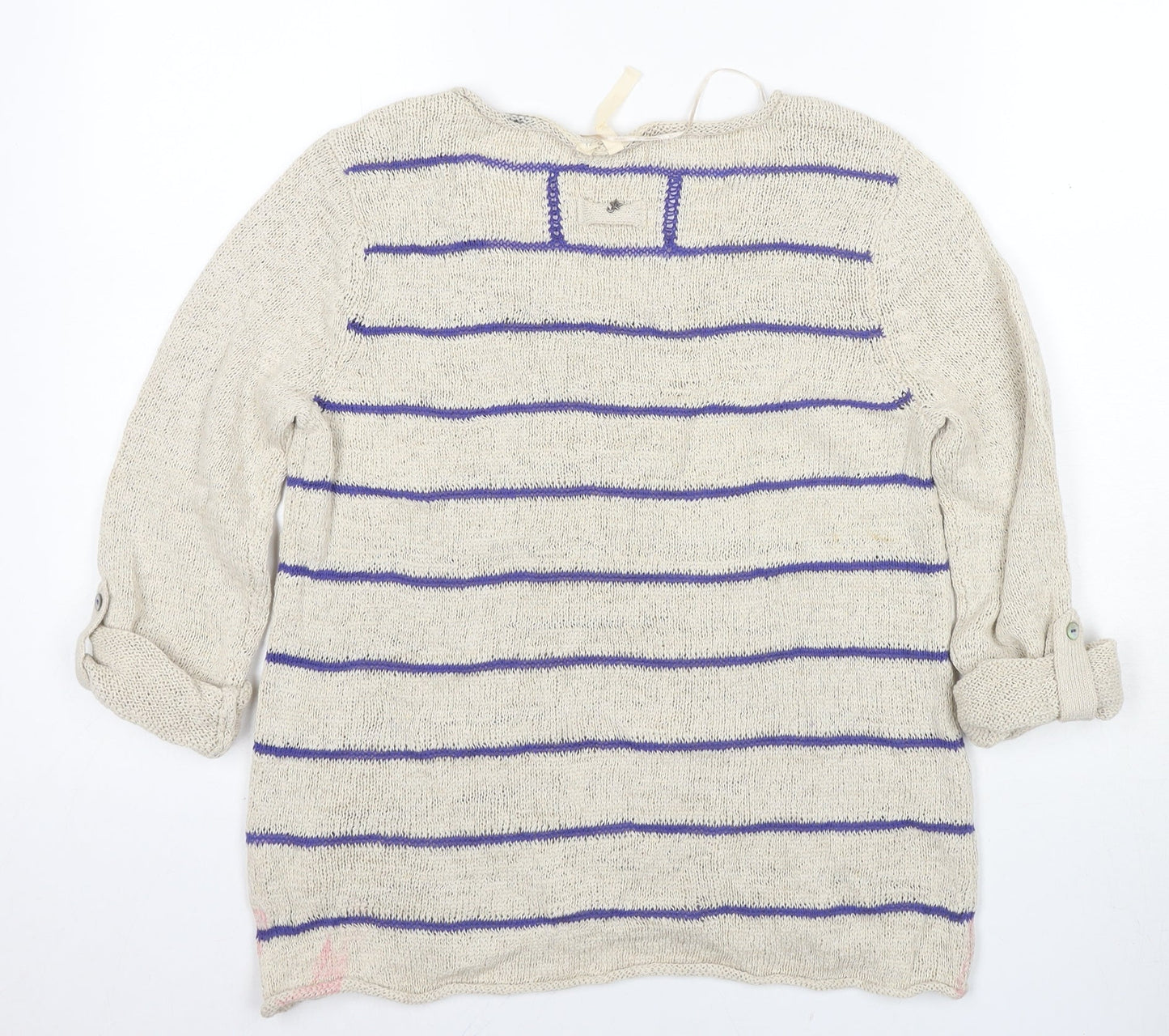 Womens UK Size 12 White Stuff Beige Pullover Jumper