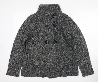 Marks and Spencer Women's Black Size 12 Button Cardigan