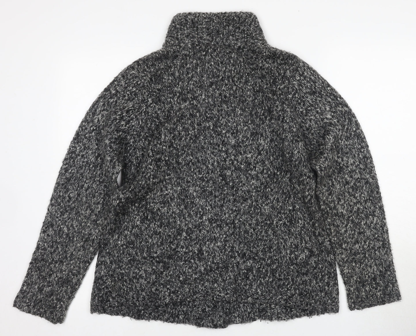 Marks and Spencer Women's Black Size 12 Button Cardigan