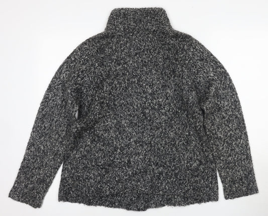Marks and Spencer Women's Black Size 12 Button Cardigan