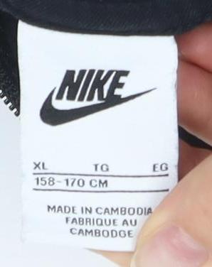 Nike Boys Black Full Zip Hoodie XL