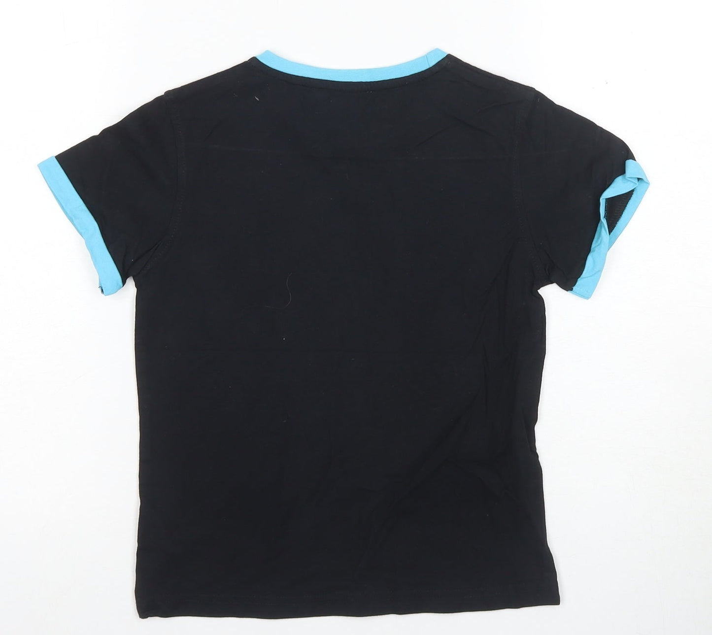 Boys' Black Euro 2020 T-Shirt, Age 7-8, Casual Sports Wear