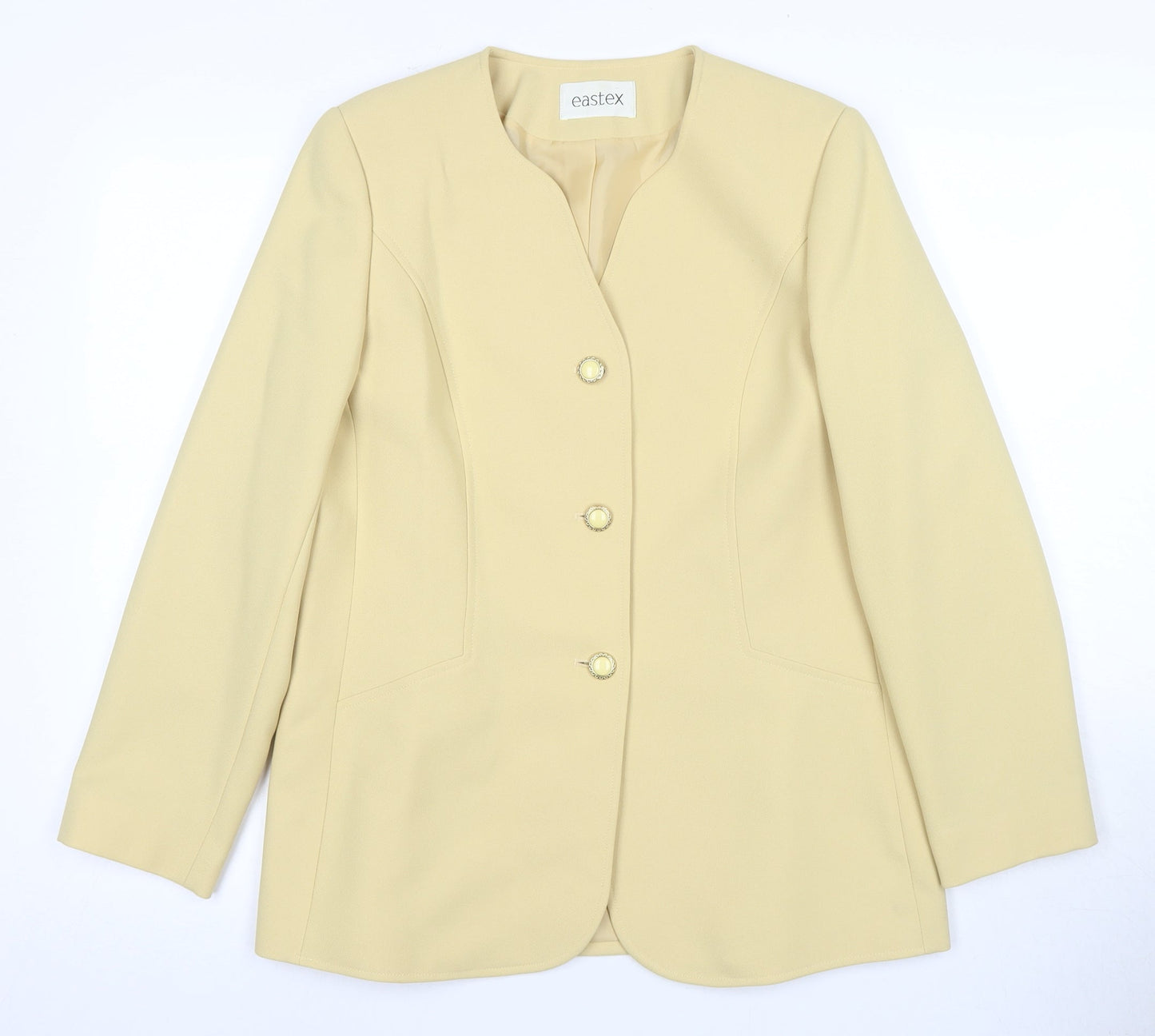 Eastex Women's Beige Regular Fit Blazer UK Size 10