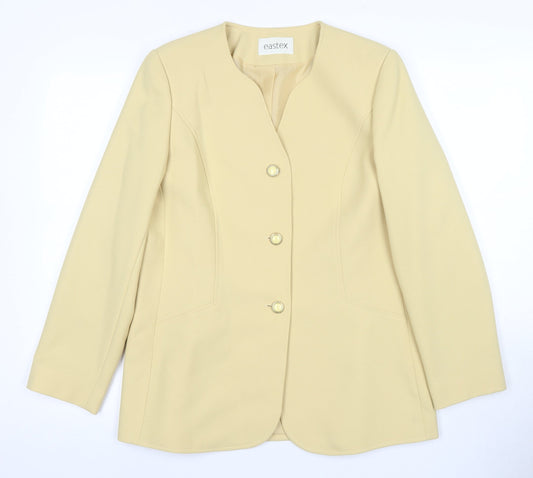 Eastex Women's Beige Regular Fit Blazer UK Size 10