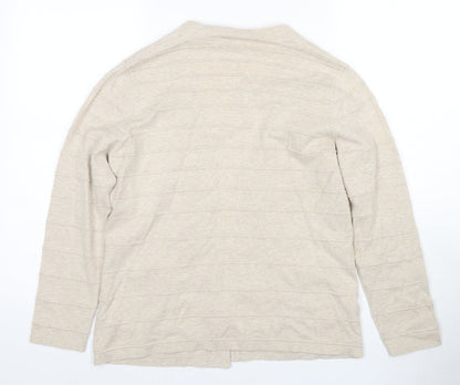 Eastex Women's Beige Cardigan Size 12 V-Neck Knit