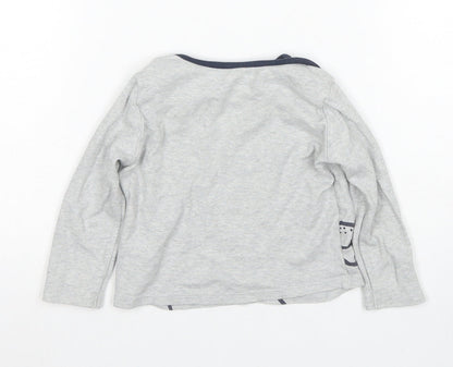 Disney Baby Grey T-Shirt 18-24 Months Winnie the Pooh