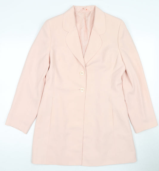 Next Women's Pink Polyester Blazer, Size 12