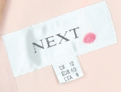 Next Women's Pink Polyester Blazer, Size 12