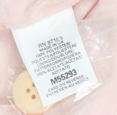 Next Women's Pink Polyester Blazer, Size 12