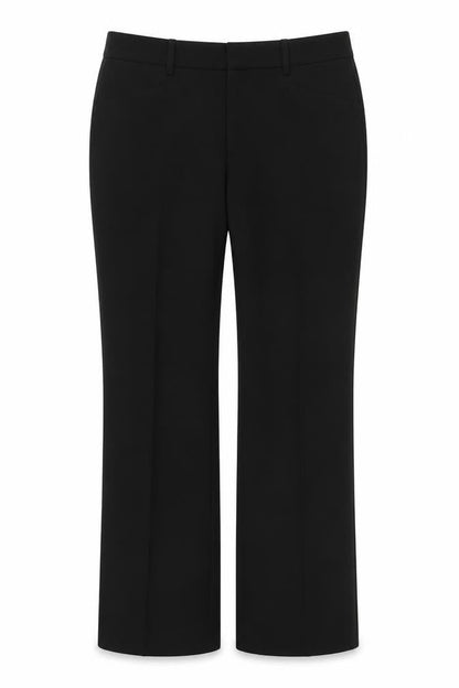 Womens UK Size 4 DKNY Classic Fit Dress Pants Black Trousers