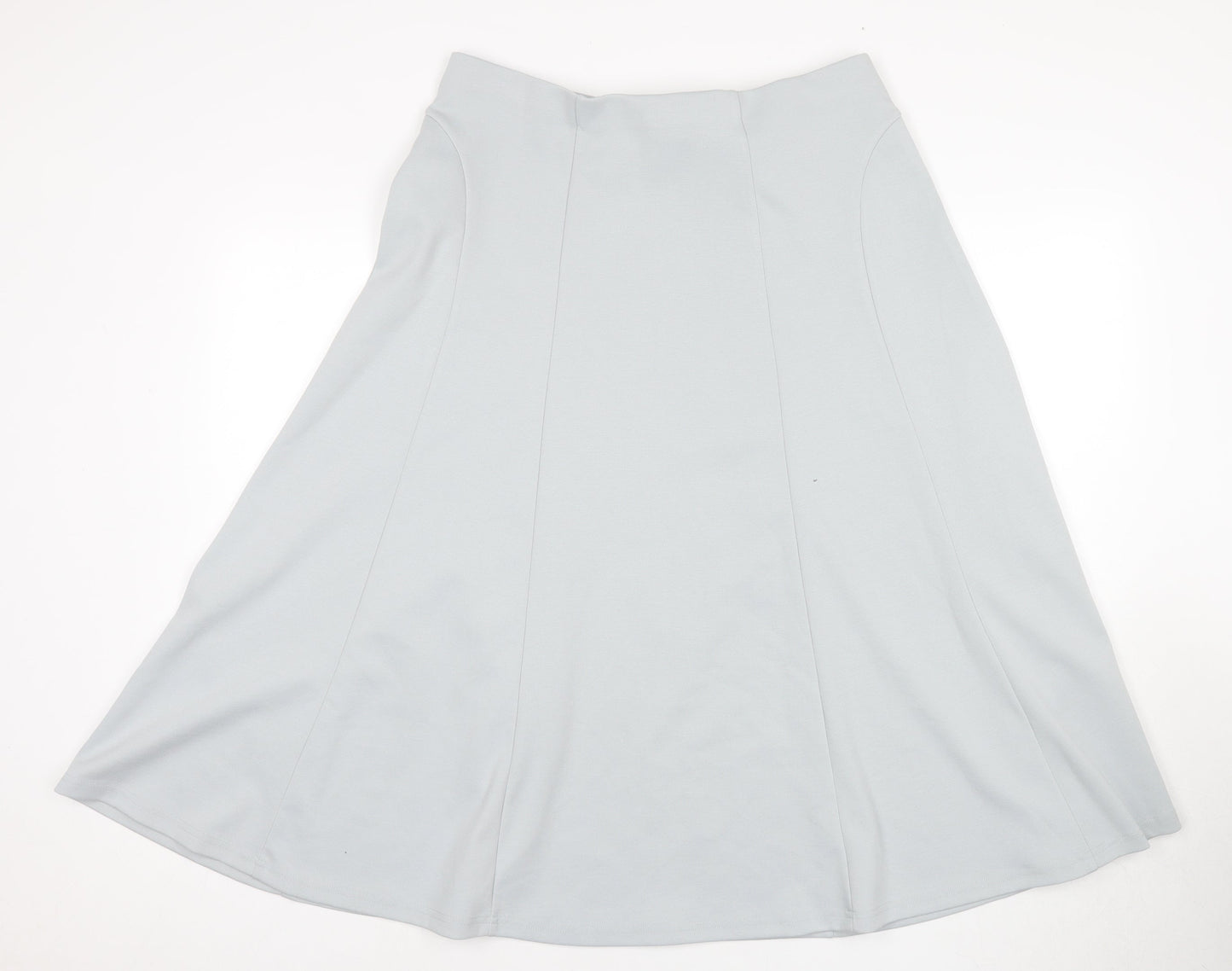 Damart Women's Grey A-Line Midi Skirt, Size 18