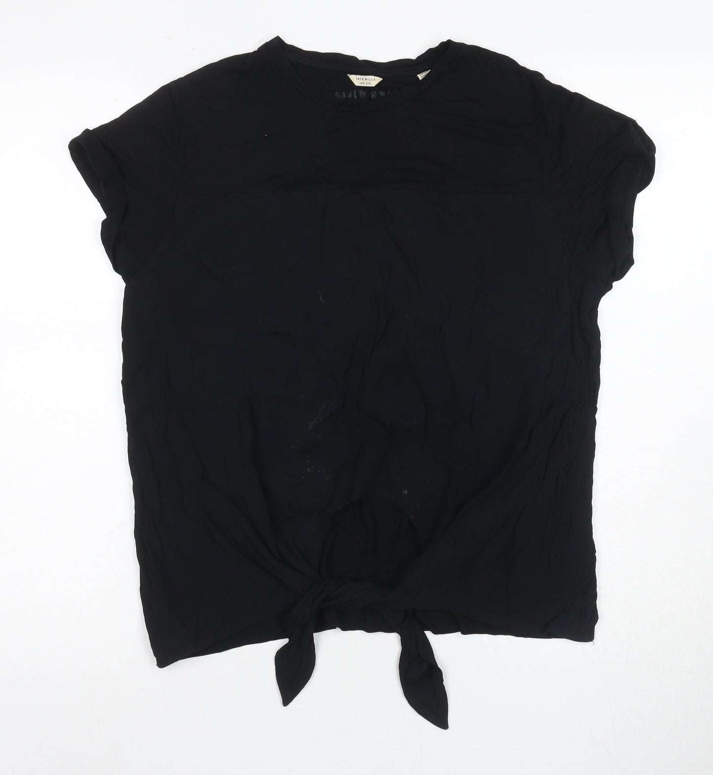 Jack Wills Women's Black 2XS Basic T-Shirt