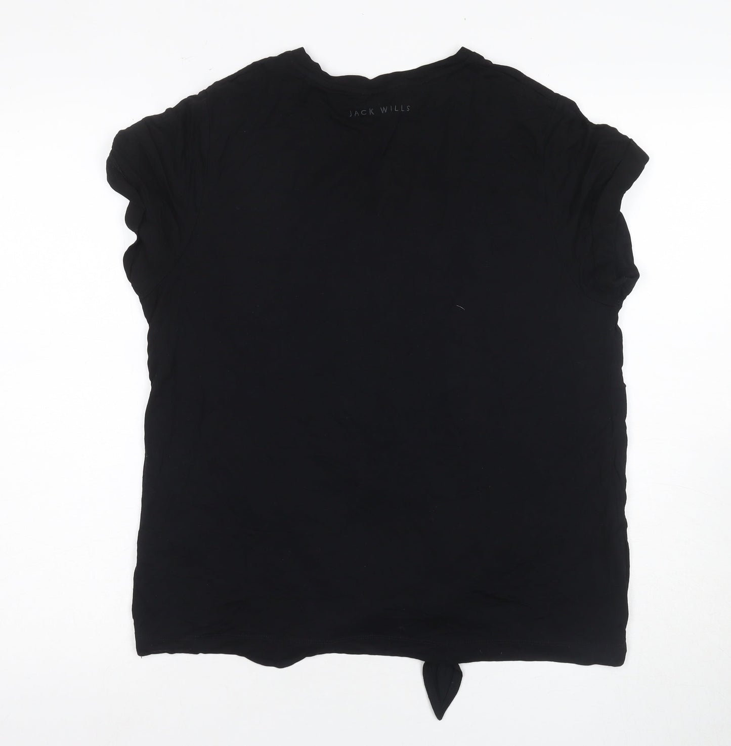 Jack Wills Women's Black 2XS Basic T-Shirt